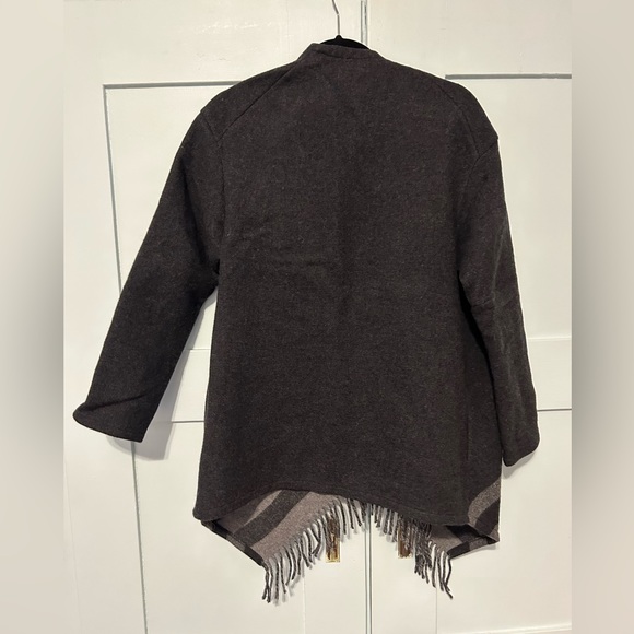 Maje wool fringed cardigan EUC - Picture 6 of 11